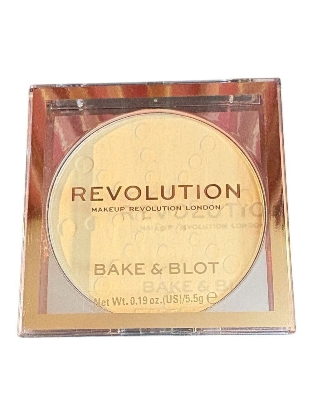 Makeup Revolution Bake & Blot Powder in Banana NEW